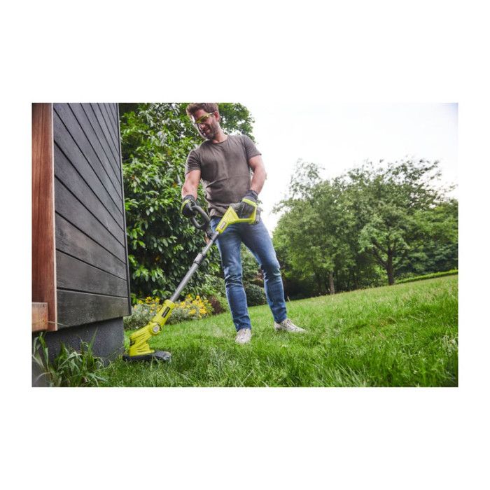 RYOBI - Coupe-bordures 18V - Ø coupe 25-30 cm - Ø fil 1 x 1,6 mm - tube télescopique - batterie 5,0 Ah & chargeur - RLT183250F