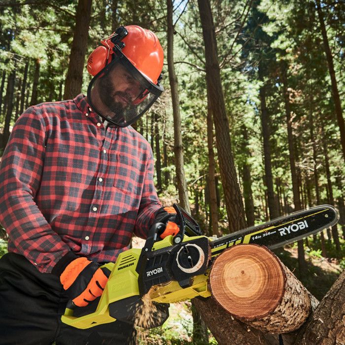 RYOBI - Tronçonneuse 36V MAXPOWER - Brushless- guide 35 cm - 21 m/s - tendeur sans outil - sans batterie ni chargeur - RY36CSX35A-0