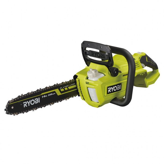 RYOBI - Tronçonneuse 36V MAXPOWER - Brushless- guide 35 cm - 21 m/s - tendeur sans outil - sans batterie ni chargeur - RY36CSX35A-0