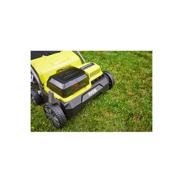 RYOBI - Scarificateur / aérateur 18V Brushless Ø 35 cm 2-en-1 - 2 batteries lithium+ 18V 4,0 Ah et chargeur - RY18SFX35A-240