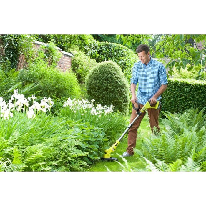 RYOBI - Coupe-bordures 18V ONE+ - Ř coupe 25-30 cm - tube télescopique - 1 batterie 2,5 Ah & chargeur + RAC155 OFFERT - RLT183225FPK