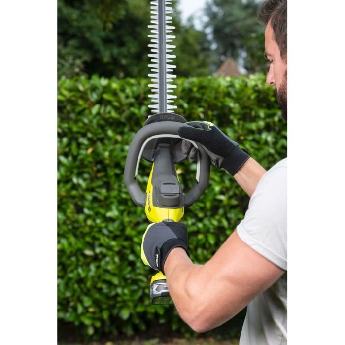 RYOBI - Taille-haies LINEA 18V - lames 55 cm - HedgeSweepô - 1 batterie lithium+ 18V 2,0 Ah et 1 chargeur 1,5 A - RY18HT55A-120
