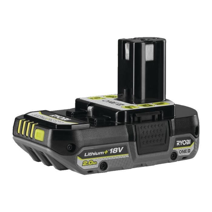 RYOBI - 1 batterie lithium+ 18V - 2,0 Ah compacte - RB1820C