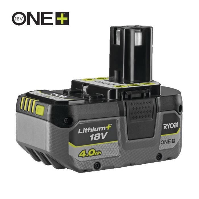 RYOBI - 1 batterie lithium+ 18V ONE+ 4,0 Ah compacte - RB1840X