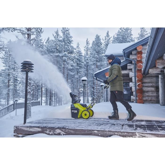 RYOBI - DÈneigeuse 36V MAXPOWER Brushless - largeur de travail 45cm - Èjection maxi. 8 m + batterie 4,0 Ah & charg. - RY36STX45A-140