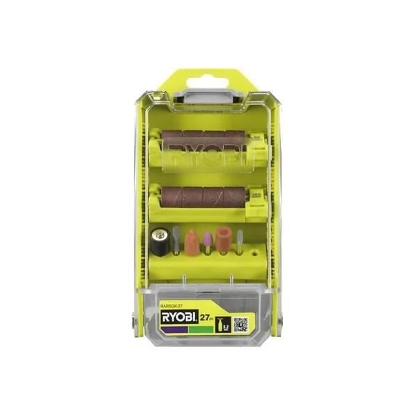 RYOBI - Coffret 27 pcs ponÁage / meulage - RARSGK-27