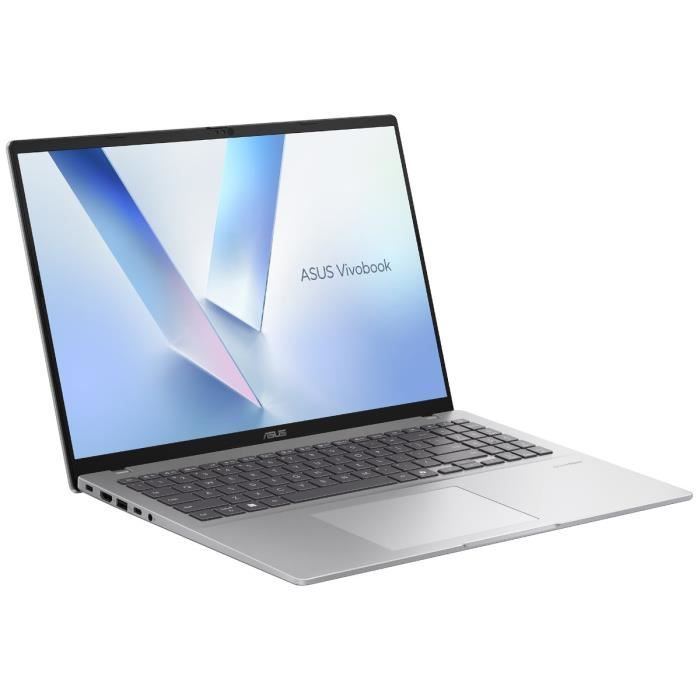 PC Portable ASUS VivoBook 16 S1607 | Win 11 - 16 WUXGA 60Hz - Qualcomm Snapdragon X1P-26 100 - RAM 16Go - 512Go SSD