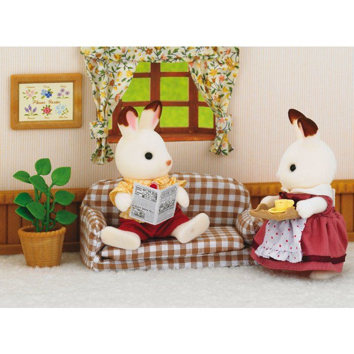 Le papa Lapin Chocolat et salon - Sylvanian Families - 5013
