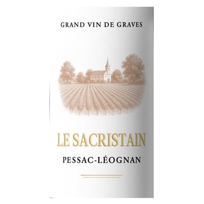 Le Sacristain 2021 Pessac-Léognan - Vin rouge de Bordeaux
