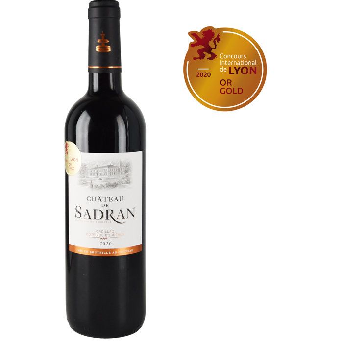 Château de Sadrant 2020 Cadillac Côtes de Bordeaux - Vin rouge de Bordeaux