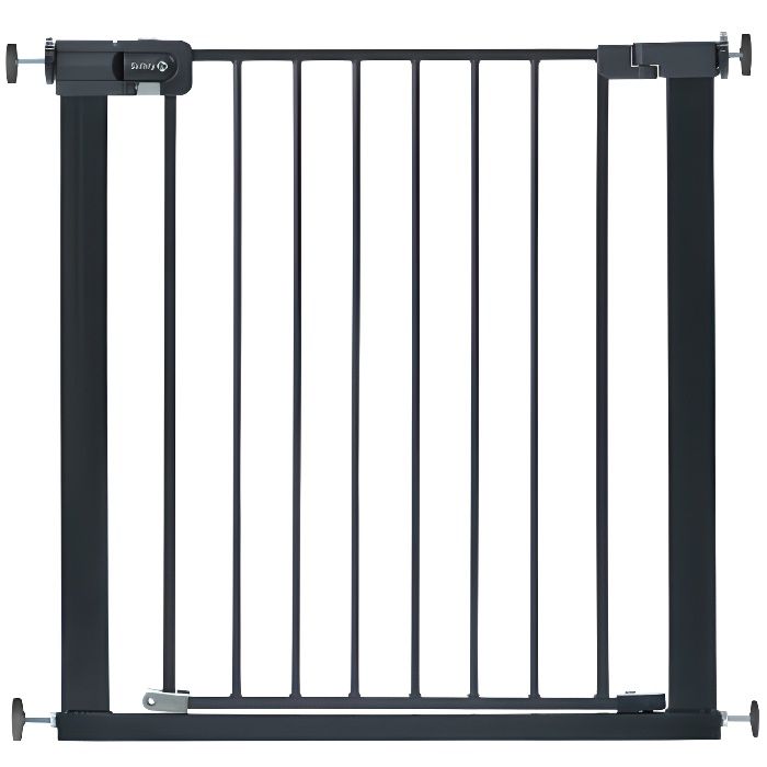 Barriere de sÈcuritÈ enfant Easy Close Metal - SAFETY 1ST - RÈglable de 73 a 80 cm - Anthracite - MÈtal