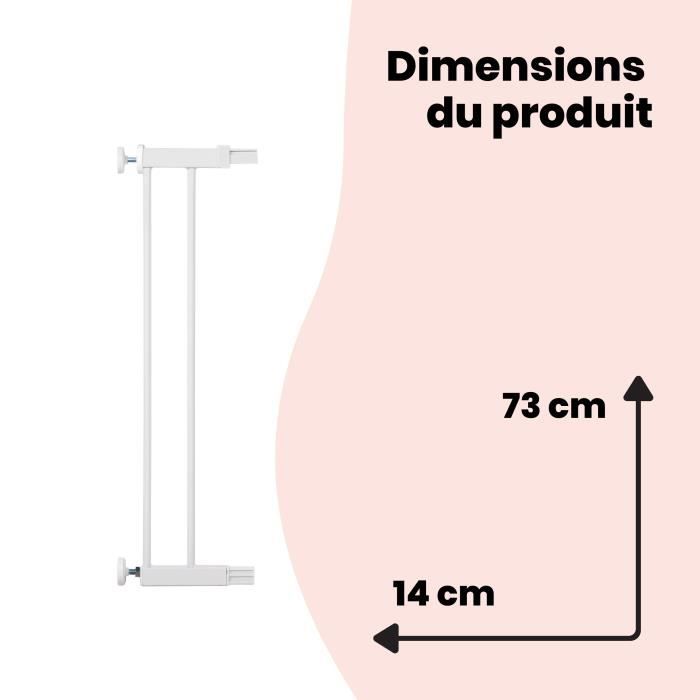 SF1 Extension barriere 14cm Blanc