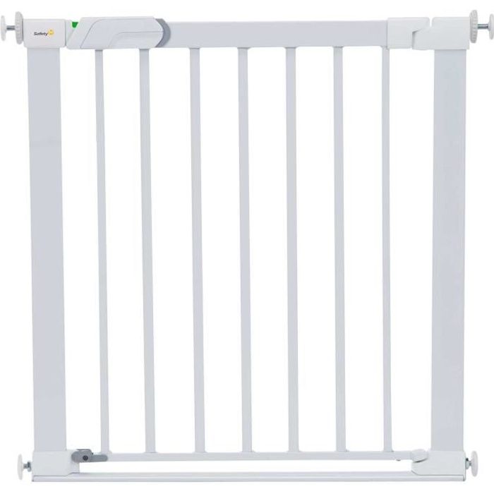 Barriere de sÈcuritÈ Flat Step - SAFETY 1ST - Blanc - MÈtal - 73 cm - Pression - Mixte