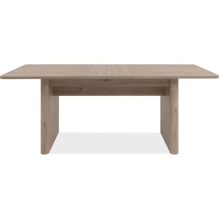 Table extensible - SAI - Rectangulaire - 10 personnes - 160/200 x 75 x 90 cm - Jackson Hickory