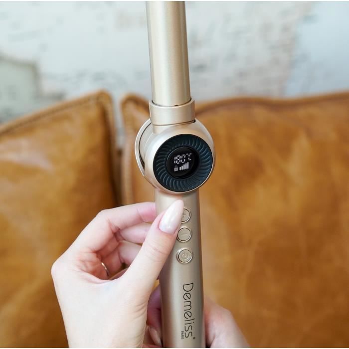 Fer a boucler SAINT ALGUE Demeliss CURL POWER - Boucleur pliant a 180∞ - 10 tempÈratures - …cran digital