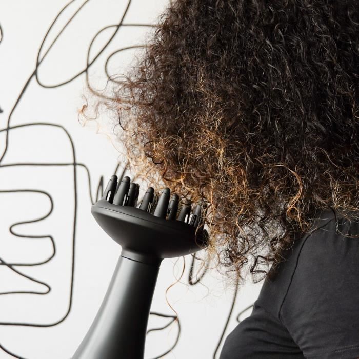 Seche-Cheveux - SAINT ALGUE - Demeliss SALON SERIES 2200W - Moteur Professionnel AC - Tourmaline Ionique - Concentrateur & Diffuseur