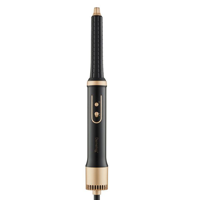 Brosse soufflante 5-en-1 - SAINT ALGUE - Demeliss - 1000 W - 3 températures - Noir / Or