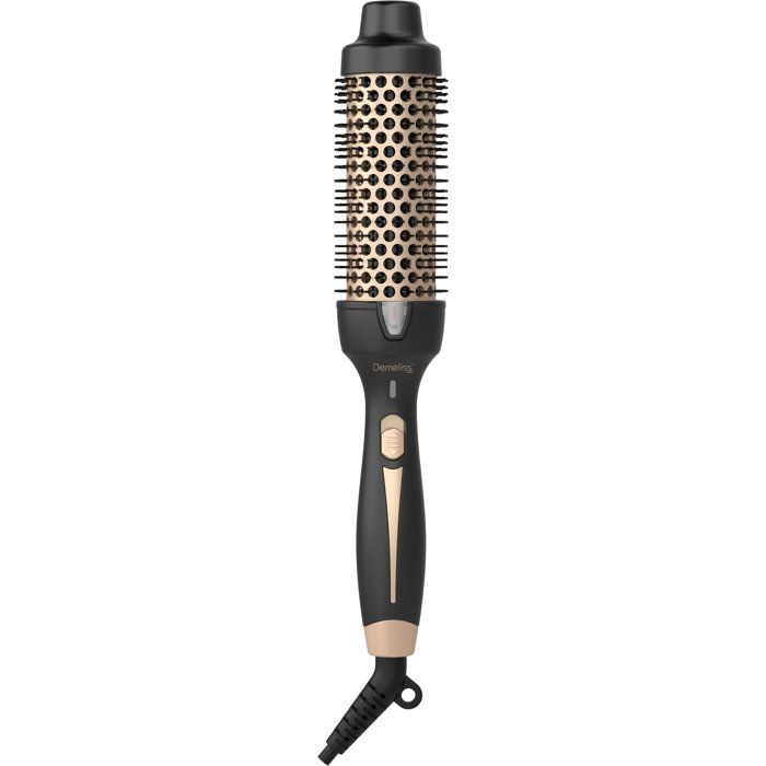 Brosse soufflante - SAINT ALGUE - Demeliss Volume Brush - 52 W - Température unique - Noir / Or