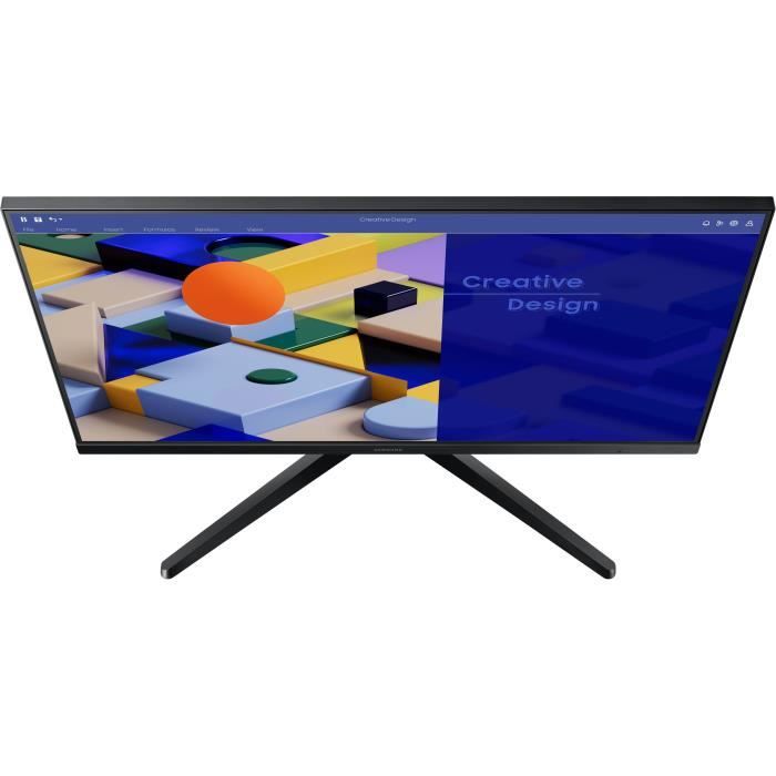 Ecran PC Samsung S31C 27,16:9, Dalle IPS, 5ms, FHD : 1920 x 1080,75Hz,250 cd/m≤,1000:1, HDMI, VGA, Inclinable
