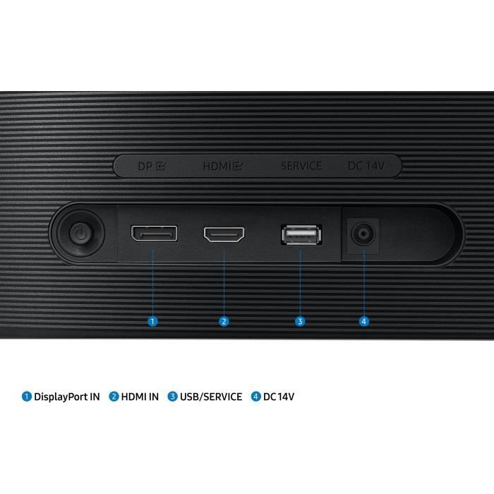 Ecran PC Samsung LS27C330GAUXEN 27'' (16:9), Full HD 1920x1080, 100Hz, 1ms (MPRT), Plat, 250cd/m2, 1000:1, Inclinable, Cable(s) HDMI