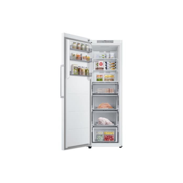 Congélateur armoire - SAMSUNG - RZ32C7AEEWW - 323 L - Classe E - 4 tiroirs - Connecté - Blanc