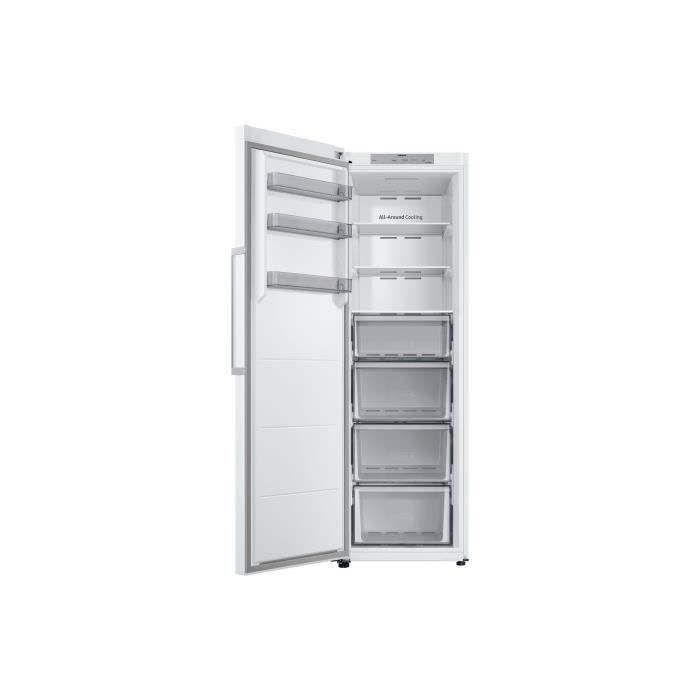 Congélateur armoire - SAMSUNG - RZ32C7AEEWW - 323 L - Classe E - 4 tiroirs - Connecté - Blanc