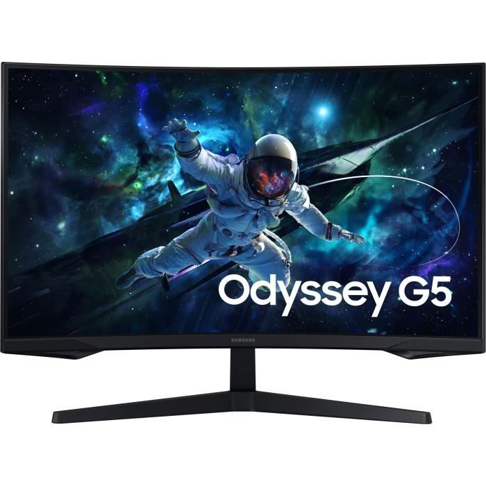 Ecran PC Gamer Incurvé - SAMSUNG - 32 - WQHD - 165Hz - Dalle VA - 1ms - LS32CG552EUXEN