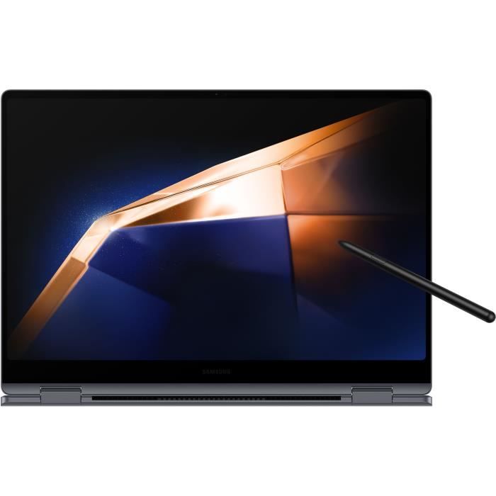 PC Portable convertible Samsung -Galaxy Book 4 Pro 360 -16 AMOLED -Core Ultra 7-155H -RAM 16Go -512Go SSD -Intel Arc -Win 11 -S Pen