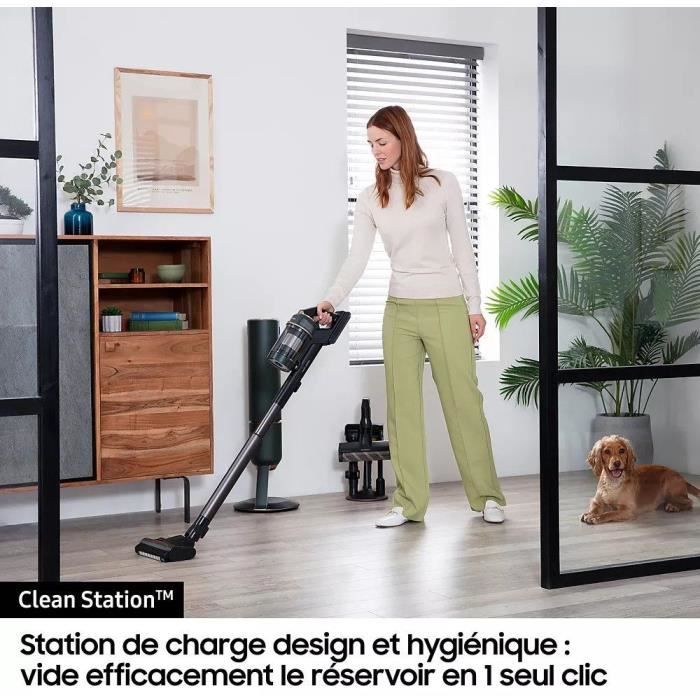 Aspirateur Balai avec Clean Station SAMSUNG Bespoke Jet Plus Complete VS20B95C43W - 210 AW