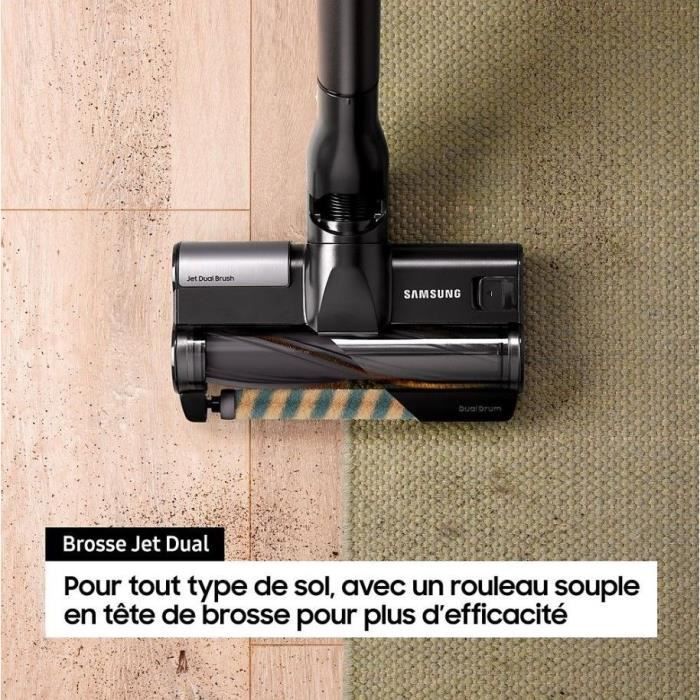 Aspirateur Balai avec Clean Station SAMSUNG Bespoke Jet Plus Complete VS20B95C43W - 210 AW