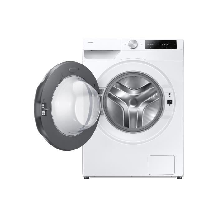Lave-linge hublot SAMSUNG AI ecobubble WW11DG6B25LE - 11 kg - Digital Inverter - L60cm - 1400 trs/min - Classe A - Blanc