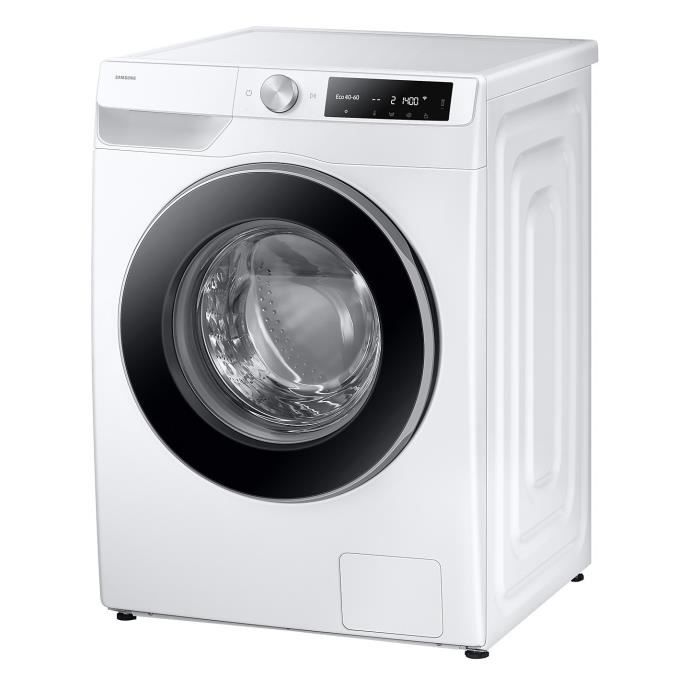 Lave-linge hublot SAMSUNG AI ecobubble WW11DG6B25LE - 11 kg - Digital Inverter - L60cm - 1400 trs/min - Classe A - Blanc