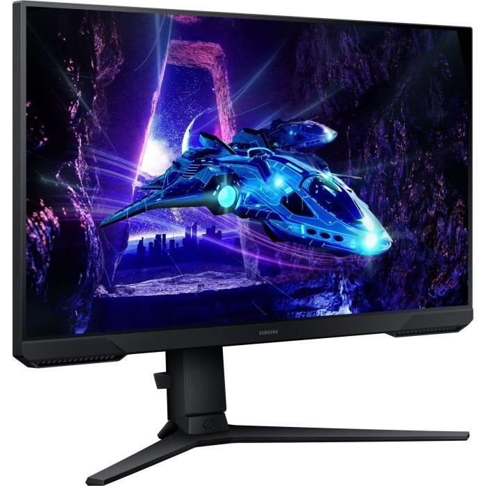 Ecran PC Gamer - SAMSUNG - 24 - FHD - 180Hz - Dalle VA - 1ms - Ajustable en hauteur - LS24DG300EUXEN