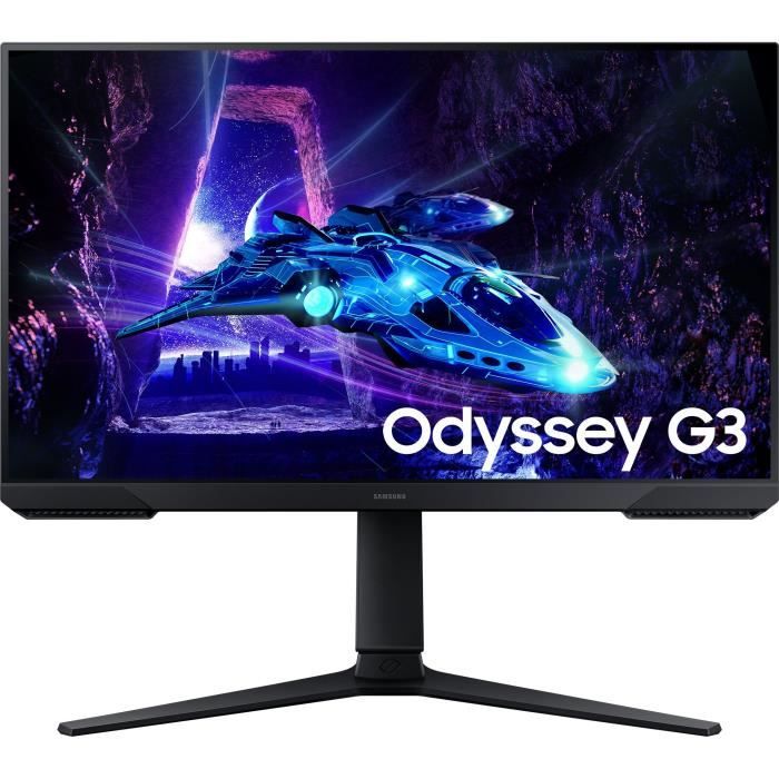 Ecran PC Gamer - SAMSUNG - 24 - FHD - 180Hz - Dalle VA - 1ms - Ajustable en hauteur - LS24DG300EUXEN