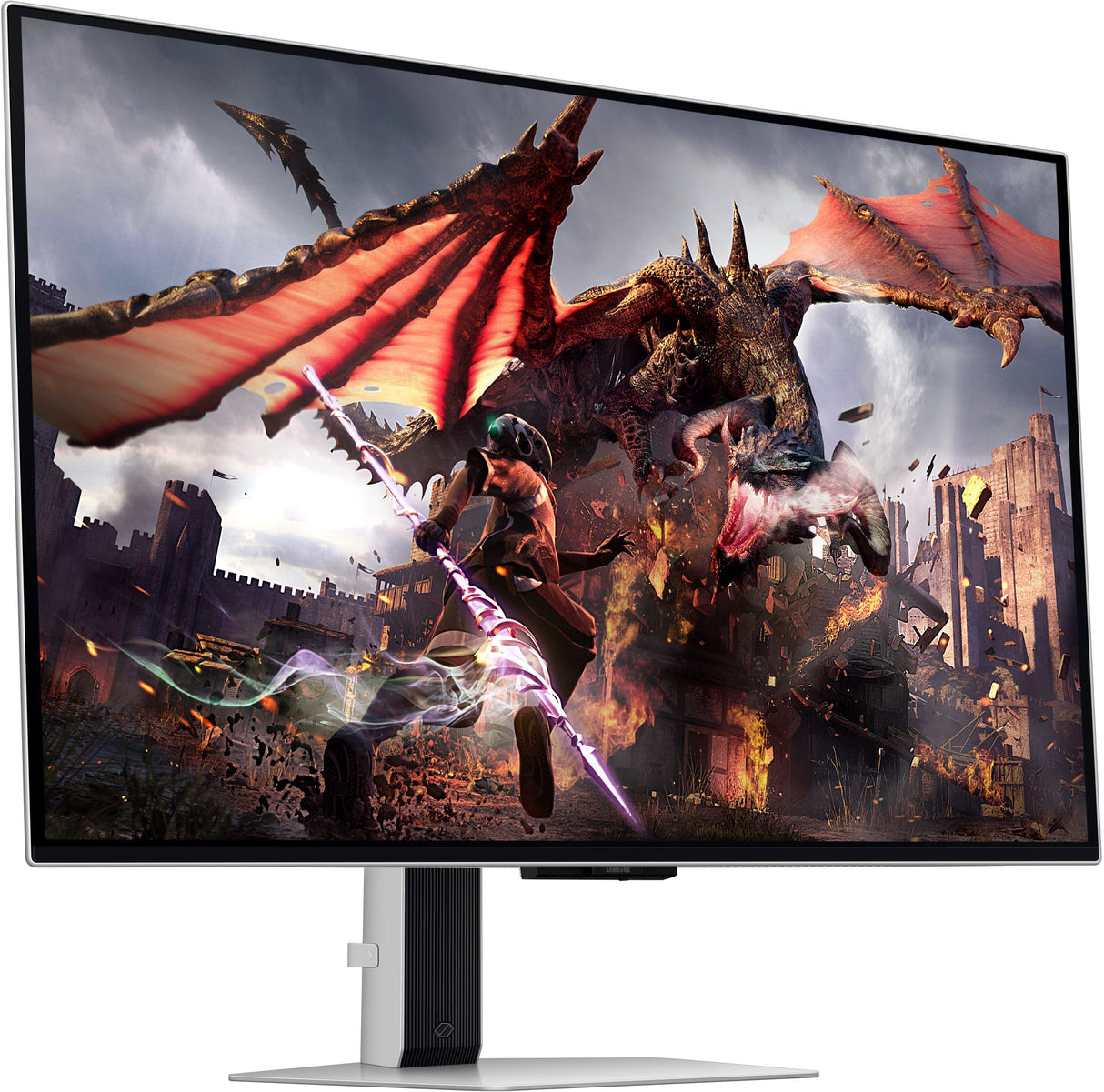 Ecran PC Gamer - SAMSUNG - 32'' - 4K UHD - 240Hz - Dalle OLED - 0,03ms - Ajustable en hauteur - Odyssey OLED G8 G80SD