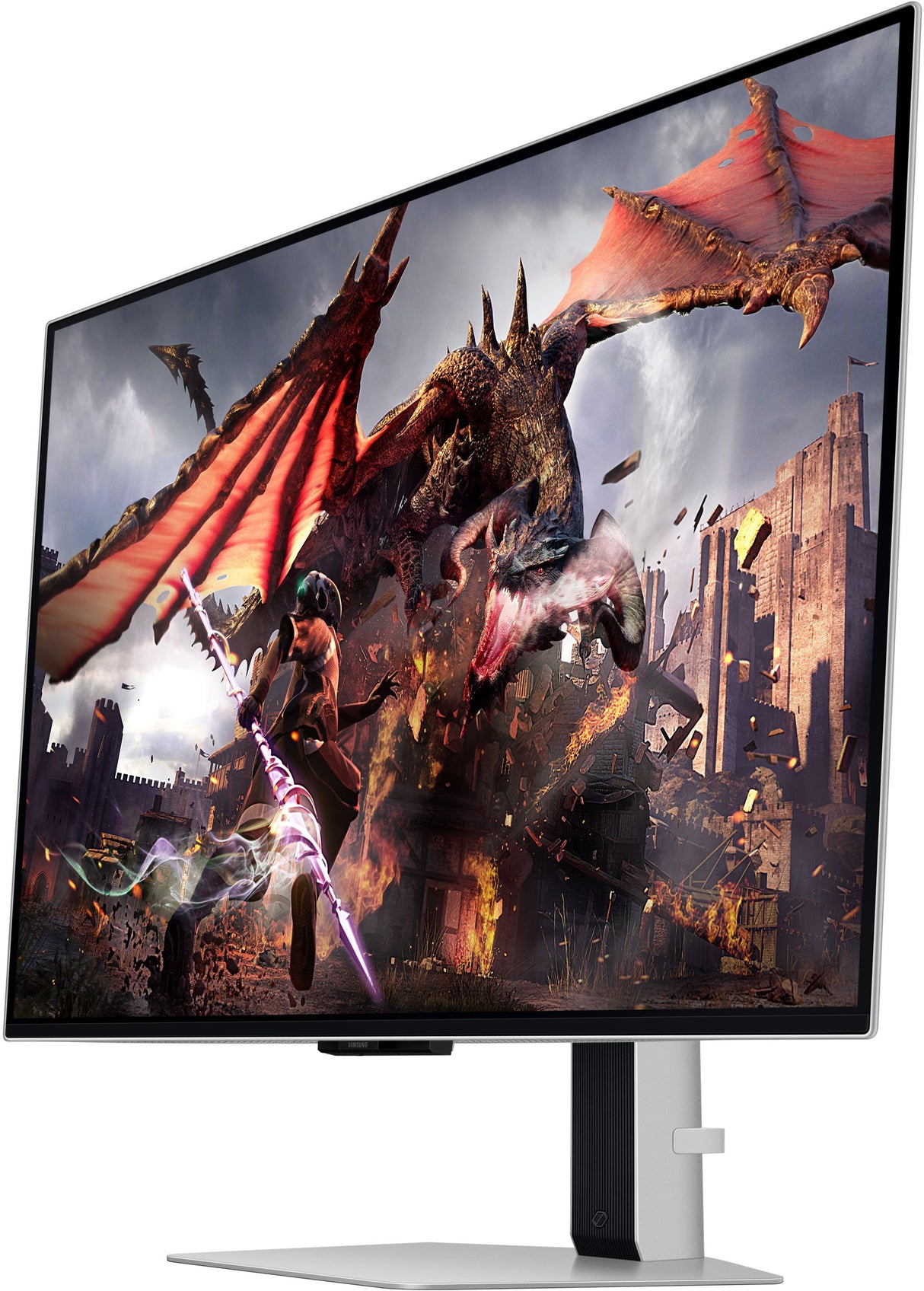 Ecran PC Gamer - SAMSUNG - 32'' - 4K UHD - 240Hz - Dalle OLED - 0,03ms - Ajustable en hauteur - Odyssey OLED G8 G80SD
