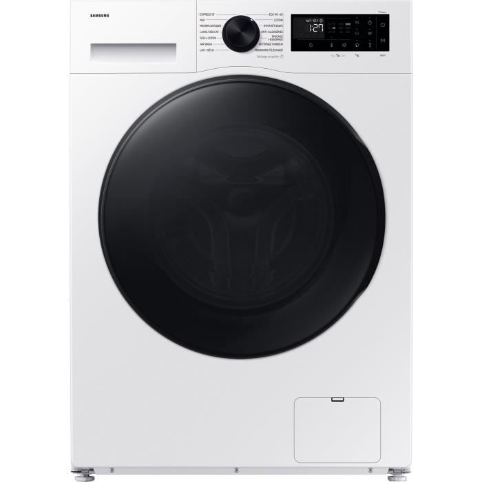 Lave-linge séchant SAMSUNG AI ecobubble WD90DG5B15BE - 9 / 6 kg - L60cm - 1400 trs/min - Blanc