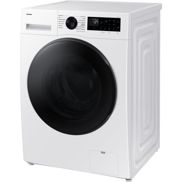Lave-linge séchant SAMSUNG AI ecobubble WD90DG5B15BE - 9 / 6 kg - L60cm - 1400 trs/min - Blanc