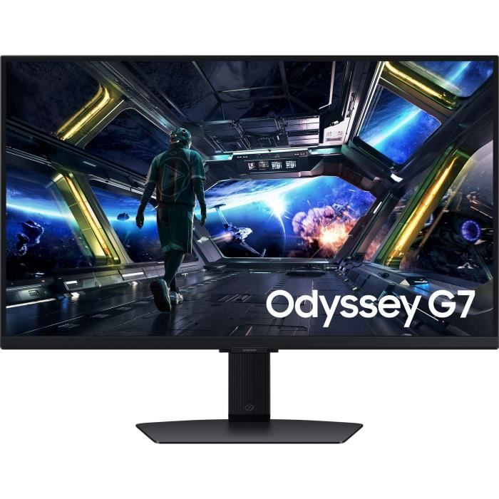 Ecran PC Gamer - SAMSUNG - 27 - 4K UHD - 144Hz - Dalle IPS - 1ms - Ajustable en hauteur - LS27DG702EUXEN