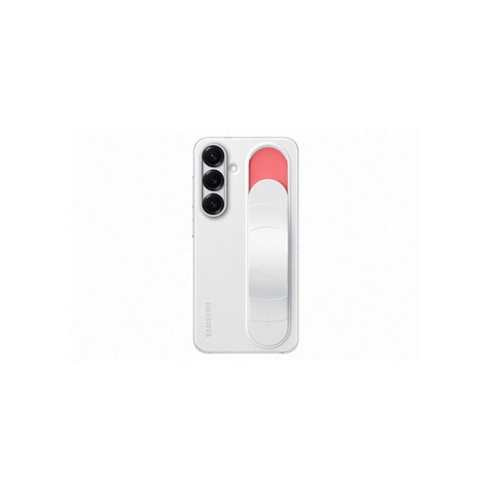 Coque - Samsung - Galaxy S25 - Blanc - Fonction Support - Laniere Intťgrťe