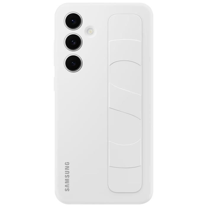Coque avec laniere et support Galaxy S25+ Blanc
