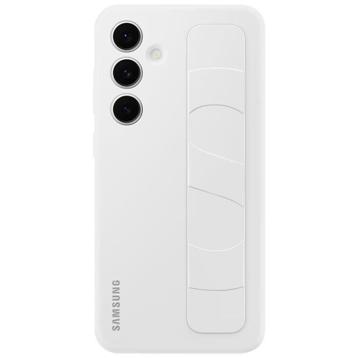 Coque avec laniere et support Galaxy S25+ Blanc