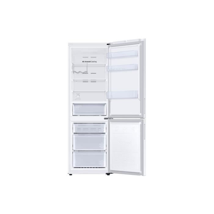 Réfrigérateur combiné - SAMSUNG - RB33B612ESA - 344 L - Classe E - 59,5 x 65,8 x 185,3 cm - Blanc
