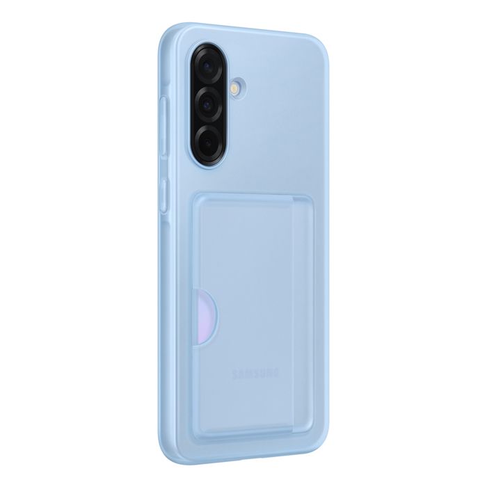 Coque et étui téléphone mobile Samsung arriere avec porte-carte Galaxy A36 5G Bleu