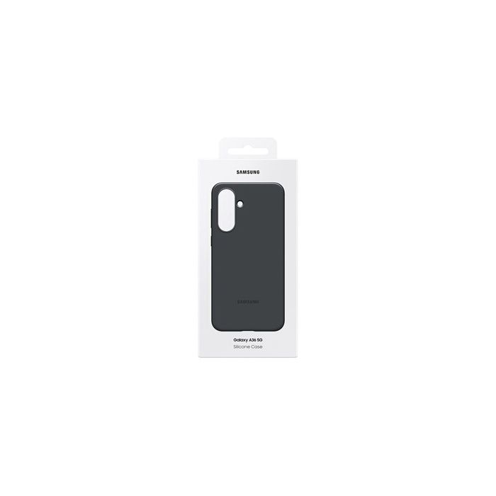 Coque et étui téléphone mobile Samsung silicone Galaxy A36 5G Noir