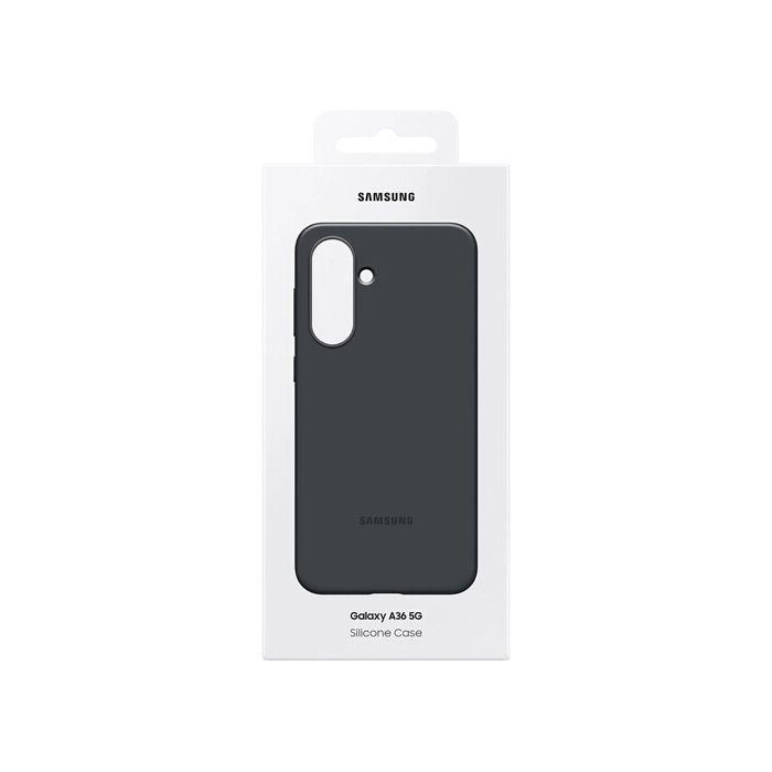 Coque et étui téléphone mobile Samsung silicone Galaxy A36 5G Noir