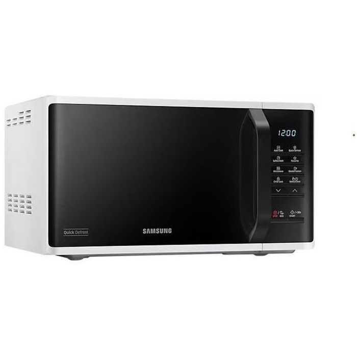 Micro-ondes SAMSUNG Solo - Blanc - 23 L - 800 W - Cavité céramique émail