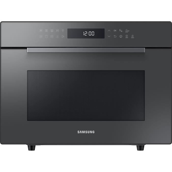 Micro-ondes Combiné 35L - SAMSUNG - MC35R8088CC - Charbon - 52,8 x 40,4 x 48,1 cm - Fonction Air Fry
