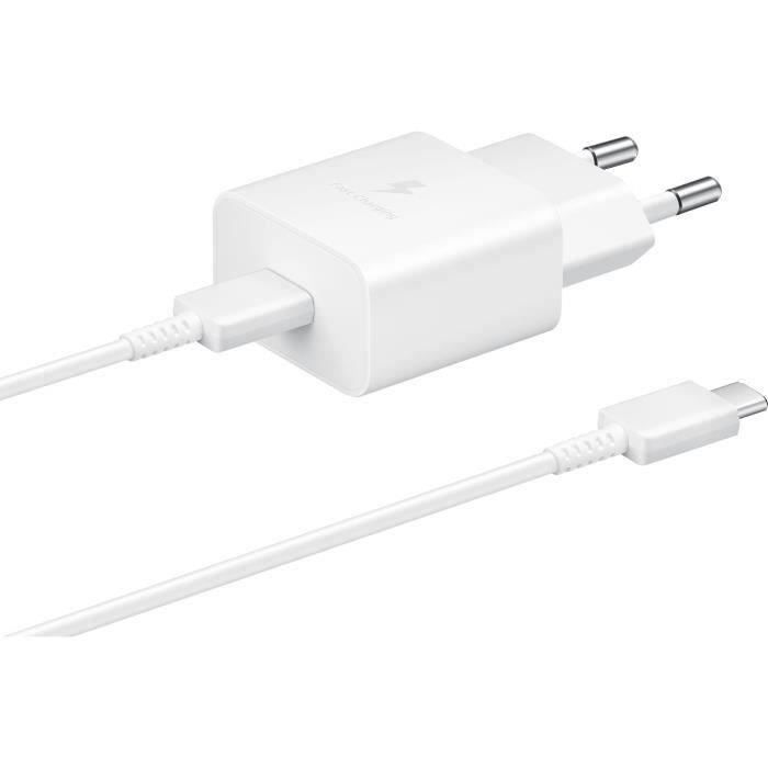 Chargeur Secteur USB C 15W + c‚ble USB C - 15W - SAMSUNG - Blanc