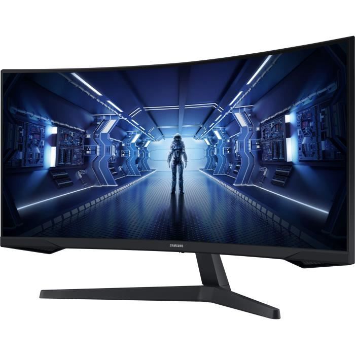 Ecran PC Gamer Incurvé - SAMSUNG - 34 - UWQHD - 165Hz - Dalle VA - 1ms - LC34G55TWWPXEN